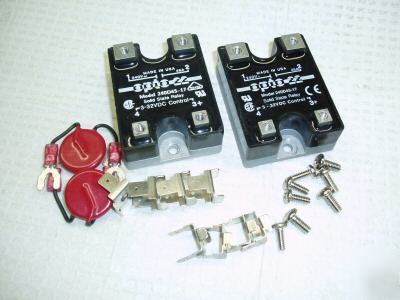 Solid state relay 45A ac 120 220 3-32 dc control (2)