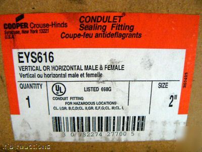 Cooper crouse hinds EYS616 sealing fitting 2