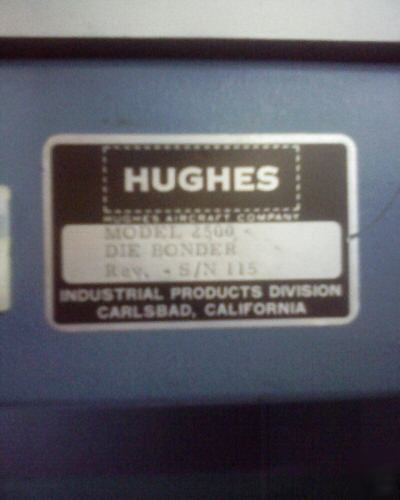 Hughes die bonder machine model 2500
