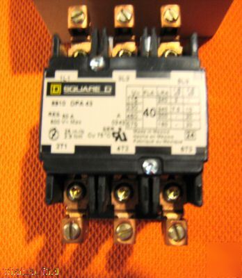 New square d 8910DPA43V02 definite purpose contactor 