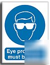 Eye protection worn sign - a.vinyl-200X250(ma-039-ae)