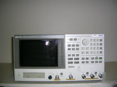 Hp 4396A rf network / spectrum / impedance analyzer