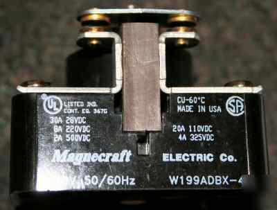 Magnecraft electric ac/dc power relay W199ADBX-4 