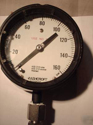 New 0-160 ashcroft pressure gauge-4.5.