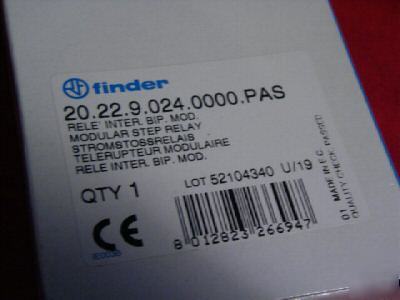 New finder modular step relay 20.22.9.024.0000.pas 