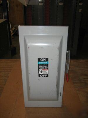 Siemens GNF323 disconnect safety switch 100 amp a 240 v