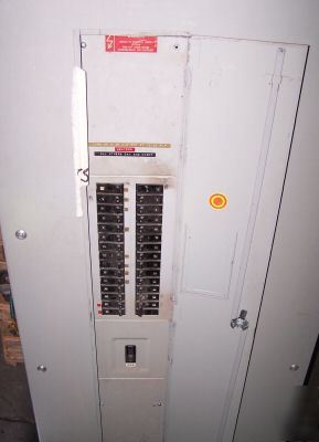 Ge type nlab 100 amp main breaker panel board 3 ph 4 w