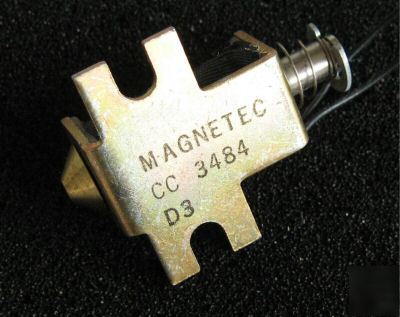Magnetec cc 3484 miniature solenoid (valve?) actuator