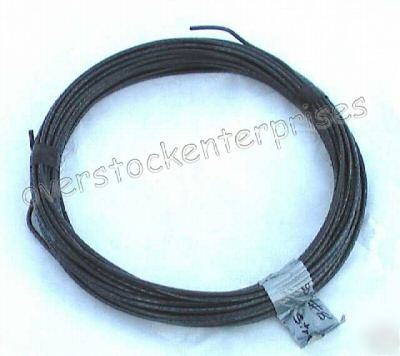 New 90' of awg #8 black stranded copper wire - brand 