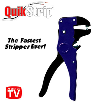 Quick strip self adjusting wire stripper- as seen on tv
