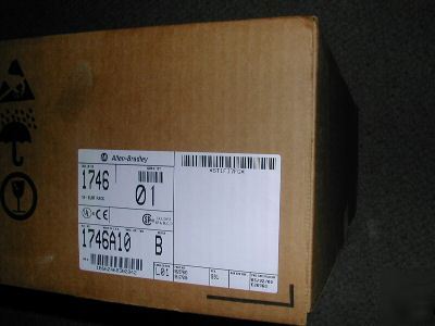 Factory sealed allen bradley 1746-A10/b chassis