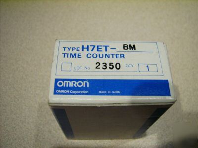 Omron self powered time counter H7ET-bm