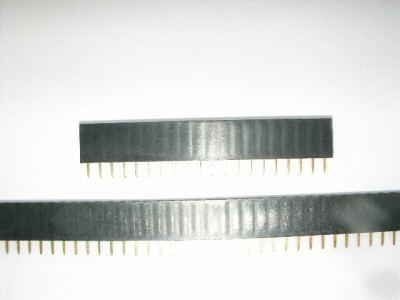 40 pin 2.54 mm straight female header (10 pieces)
