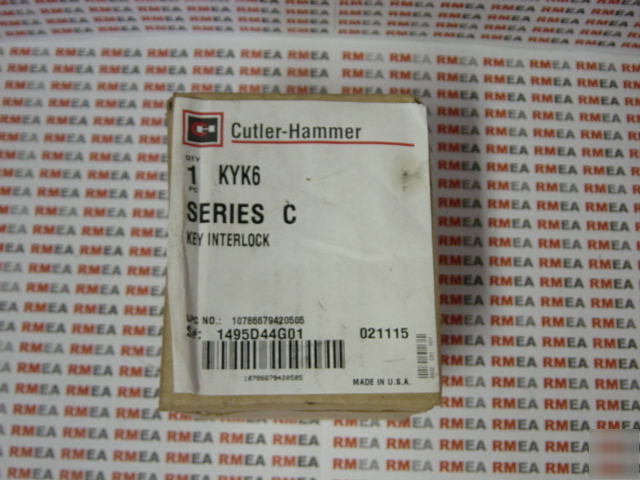 Cutler hammer KYK6 key interlock, series c