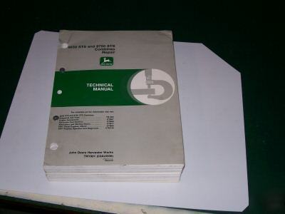 John deere 9650STS & 9750STS combine technical manual
