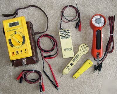 Vintage telephone technician's tool kit