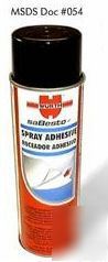 Wurth spray adhesive 12OZ industrial grade (6 cans)