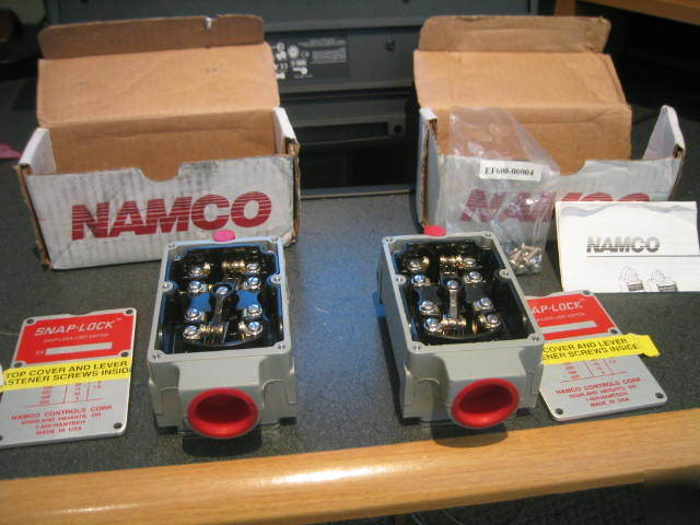 (2) namco standard travel limit switch 125/600V