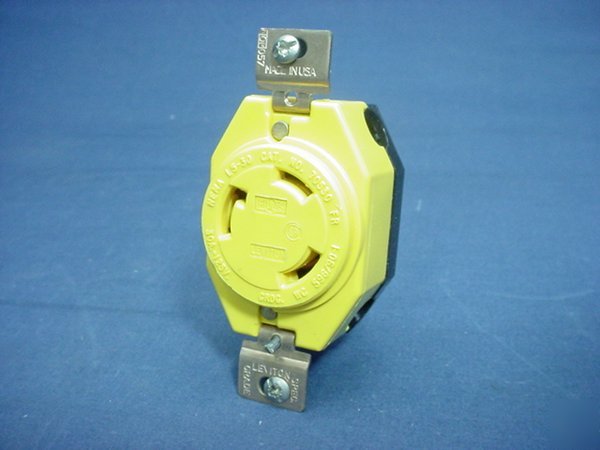 Leviton corrosion resistant L5-30 locking receptacle