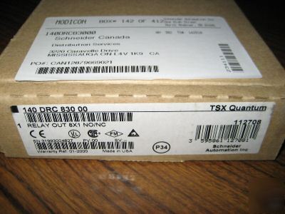 Modicon 140 drc 830-00 relay out 8X1 140DRC83000 