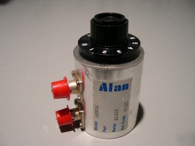 New alan rotary attenuator 0-10DB 50V10 bnc 