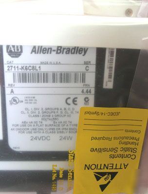 New factory seal allen bradley 2711-K6C8L1 c 2711K6C8L1