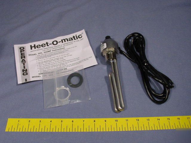 New heet o matic immersion heater 305 1100W 115V