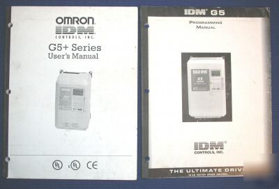 Omron idm G5 programming manual & G5+ user's manual