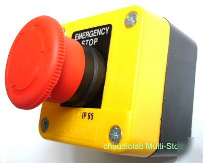 New emergency stop pushbutton control station IP65#1302