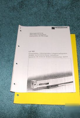 Heidenhain ls 703 scale manual