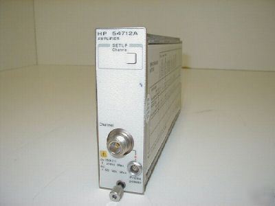 Hp 54712A dc to 1.1-ghz amplifier plug-in