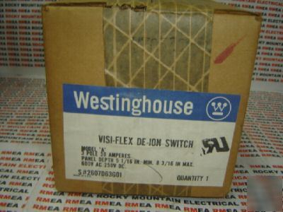 Westinghouse visiflex disconnect switch 2607D63G01 