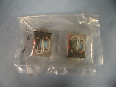2 omron plug-in relays # MY4 DC24 (s)