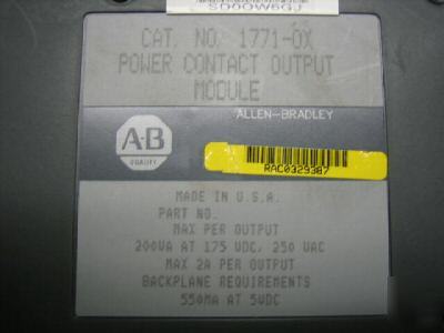 Ab allen bradley 1771-ox 1771OX contact output module