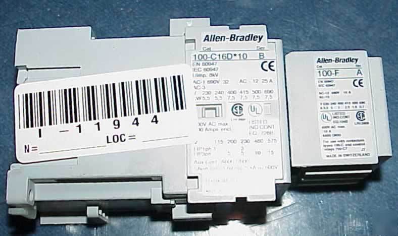 Allen bradley 100C-C16D-10 magnetic switch