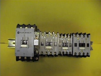 Allen bradley contactors 2-24A 1-12A 1-45A 120VAC coils