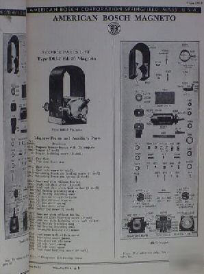 Bosch master magneto and electrical service shop manual