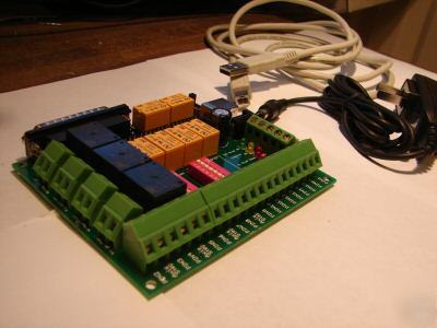 Cnc plasma / router stepper motor relay & e-stop board 