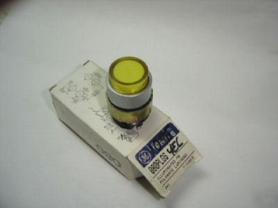 General electric 080PLGS yellow push button switch 