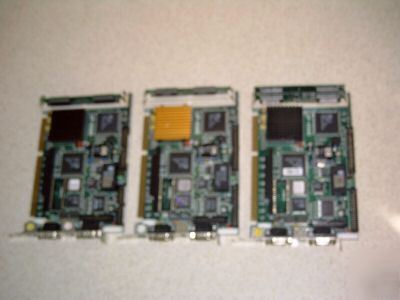 Lot of 3 single board computer PC104 pc-104 100MHZ no/r
