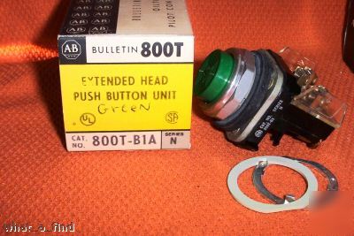 New allen bradley 800T-P1A green pushbutton warranty