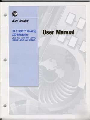 New allen bradley slc 500 analog i/o user manual ( )