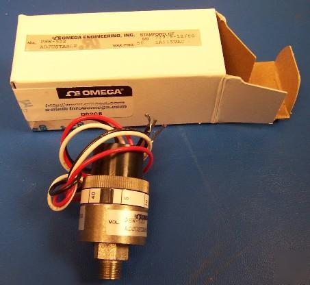 Omega miniature pressure and vacuum switches psw-522