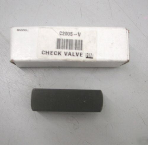 Parker C200S-v 1/8 npt check valve - use for turbo oil
