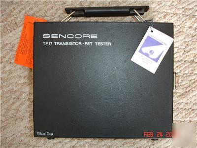 Sencore transistor fet checker model tf 17 