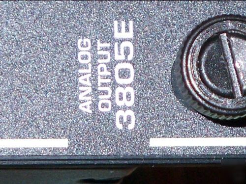 Triconex digital input or analog output? module 3805E