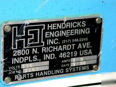 Very nice 115 v hendricks engineering vibratory hopper