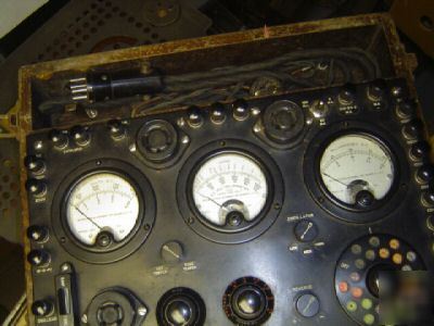 Vintage weston model 565 radio test set probably 1920S