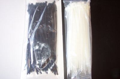  4'' 5.5 7.5 11'' 14'' cable wire ties ty rap 500 nat