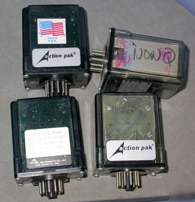 Action pak lot of 4 mdl 4051-2147 modules as-is